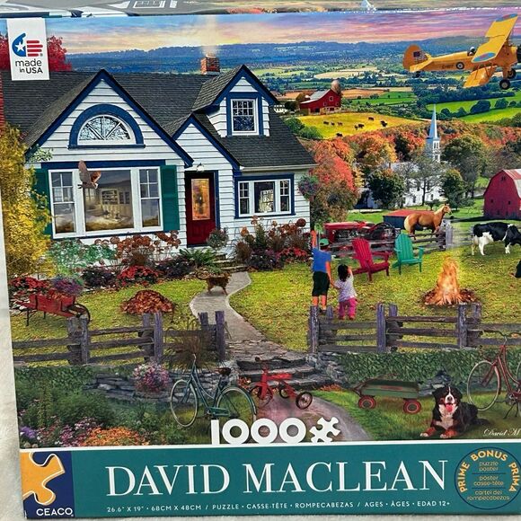 David MaClean Jigsaw Puzzle CEACO 1000 Pc - Picture 1 of 8